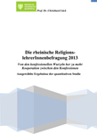 Zusammenfassung rheinische ReligionslehrerInnenbefragung